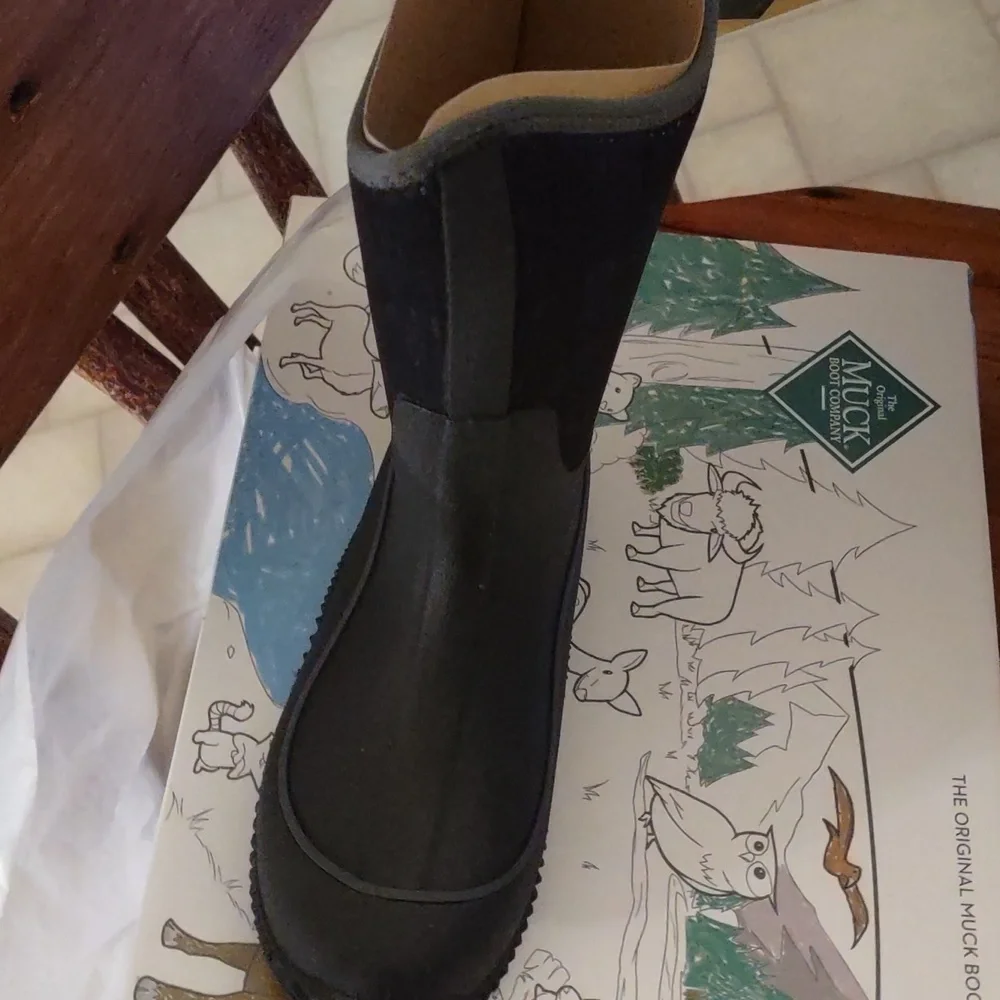 - New in box muck boots kids hale black/ linear camo sz 6 - Picture 6 of 7